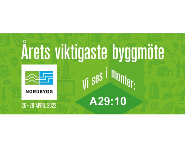 See you at Nordbygg in April! 