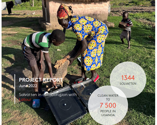 Our contribution to Solvatten continues - helping more people get clean, warm water 