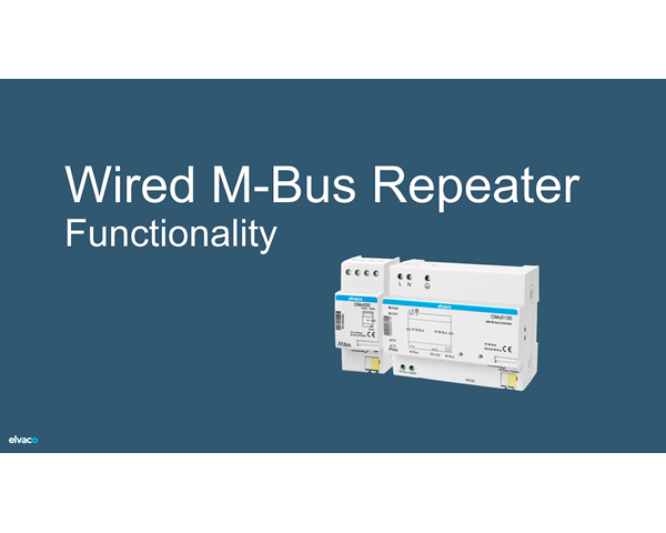 Entdecken Sie die Möglichkeiten unseres kabelgebundenen M-Bus Repeater.