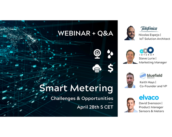 Elvaco is one of the speakers at Ioterop’s webinar on Smart Metering