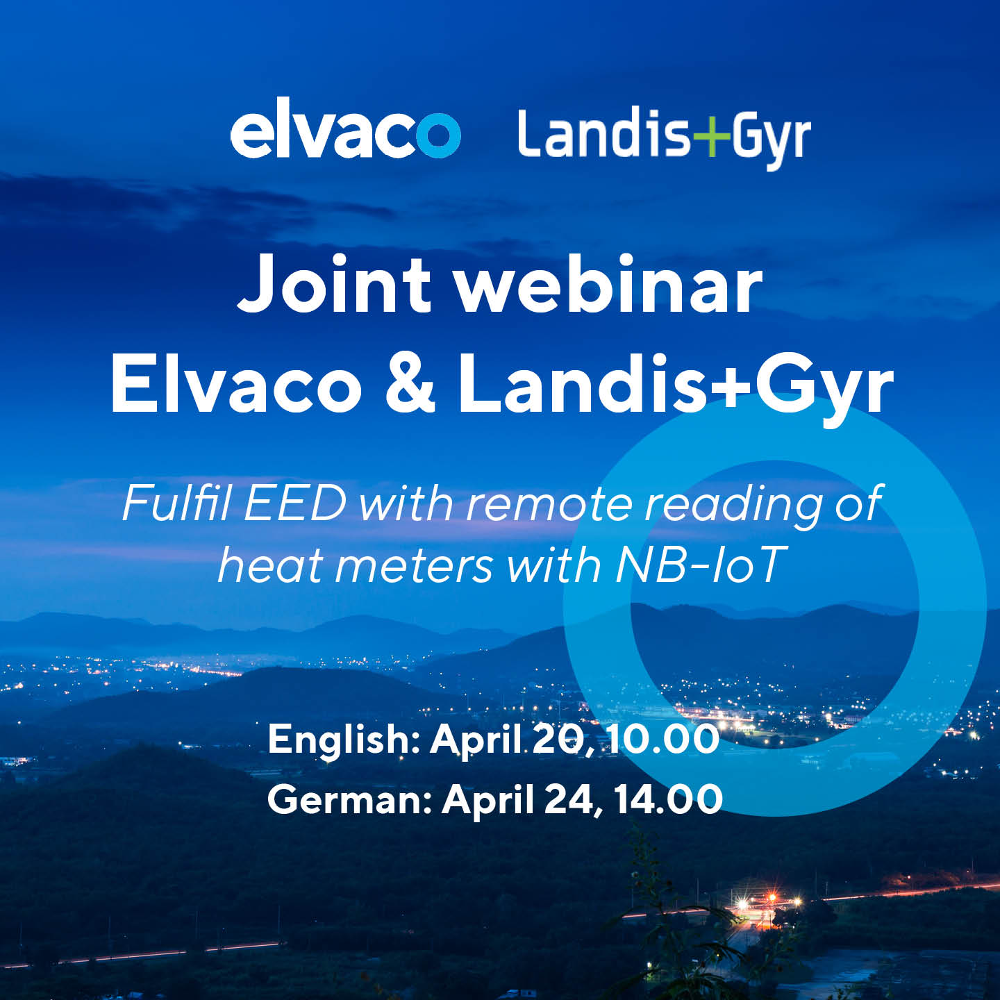 Join our webinar “Fulfil EED with Remote Reading of Heat Meters with NB-IoT” 