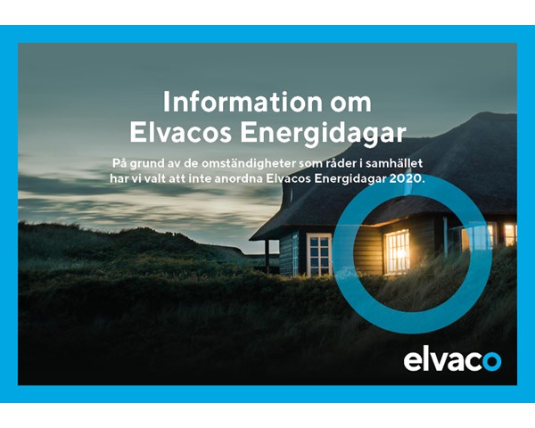 Information about the event Elvaco's Energy days