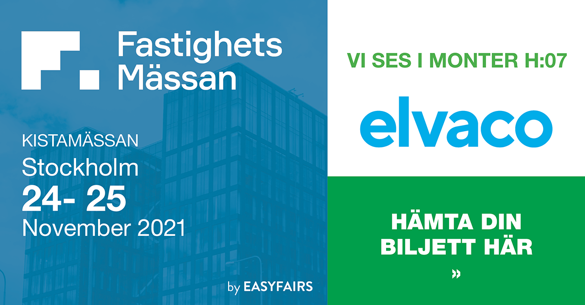 Elvaco ställer ut på Fastighetsmässan